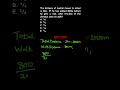 RATES | CALCULATE THE FRACTION OF DISTANCE WALKED