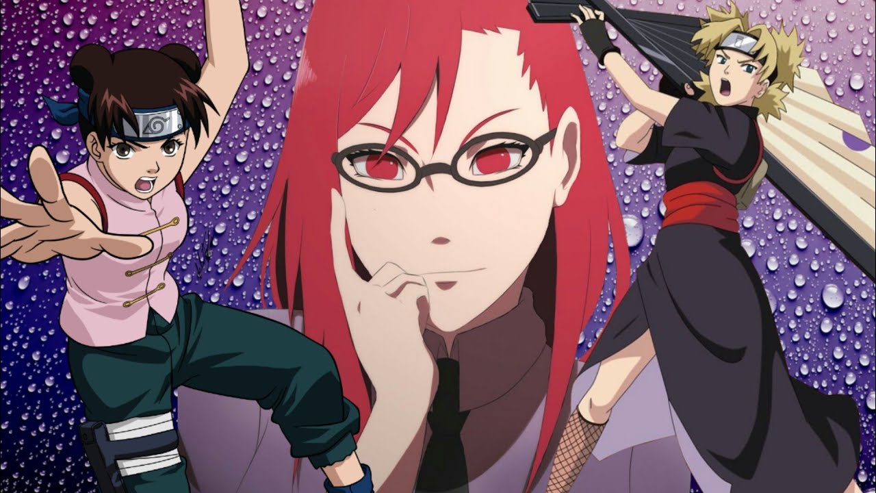 Темари Тен тен и Карин [Брюнетка] - YouTube