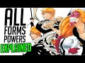 All forms  powers of ichigo explained  bleach complete analysis