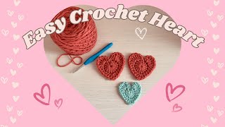 Five Minute Crochet Heart!!