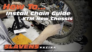 Howto Install BRP Chain Guide on New KTM Chassis