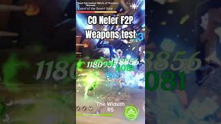 Nefer F2P Weapons - Widsith R5 VS Blackmarrow Lantern R5 #genshinimpact #nefer #lauma #genshinshorts