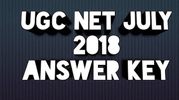 Cbse Ugc net july 2018 answer key 1-25 questions