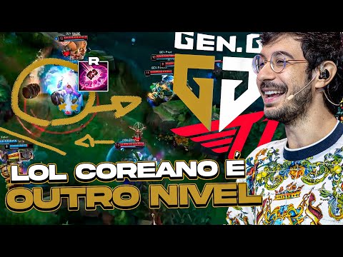 O QUÃO BOM SÃO OS COREANOS NO LOL - Análise T1 vs GENG Final LCK