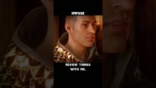 impose — Dragon age : Inquisition dialogue scene