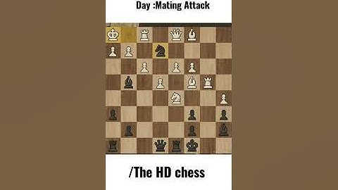 Candidate Rest Day : Mating Attack /The HD chess #shorts #chesshorts