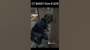 OVERPASS CT BOOST from B SITE       #shorts #csgo #csgoclips #csgohighlights #csgotips #csgomoments