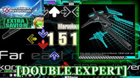 【DDR A】 Far east nightbird kors k Remix -DDR edit ver- [DOUBLE EXPERT] 譜面確認＋クラップ