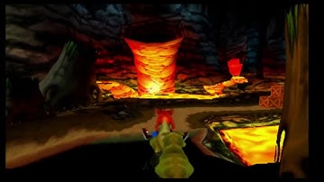 Crash Bandicoot 3: Warped - Dino Might Glitch (PSOne)