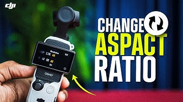 Hoe de beeldverhouding op de DJI Osmo Pocket 3 te wijzigen (stap voor stap)