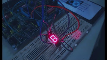 ATMega16 AVR Microcontroller Seven Segment Display .#7segmentdisplay #atmega #microchip #extremebur