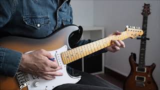 Video thumbnail of "POWER OF LOVE, HUEY LEWIS AND THE NEWS, GUITAR COVER"