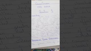 CSS 2025 Gender Studies Full Solve Paper 📃 CSS 2025 Solved Papers
