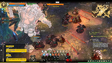 Tree of savior [KR] - Priest Solo boss round 1