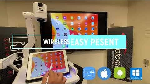 เครื่องฉายภาพวัตถุ 3 มิติ Visualizer ยีห้อ เรซส์ รุ่น LX560W แสดงภาพแบบ Air play ได้้ มีช่อง HDMI