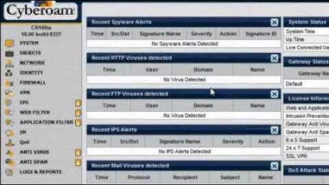Cyberoam Version X Video Review