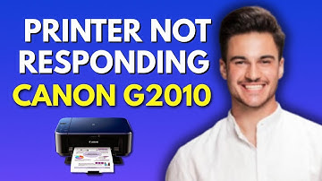 (NEW!) Printer Not Responding Canon G2010 (2025) 🖨️ | How To Fix Canon G2010 Printer Easily