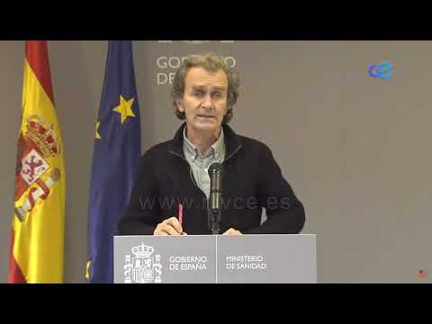 Descenso rápido de la epidemia, como dato positivo aportado por Fernando Simón