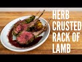 How to Make Rack of Lamb in the Oven | Herb Crusted Lamb with Red Wine Sauce| Eat More Vegans Collab