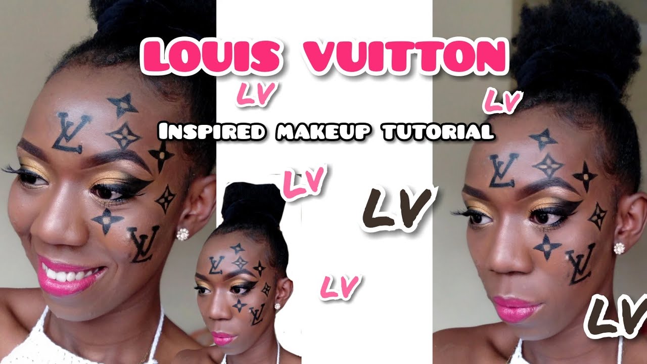 LOUIS VUITTON 👜 inspired makeup LV 