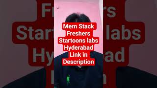 #MERN Stack Developer Jobs in #Hyderabad #Freshers Apply Now (0–2 Yrs)