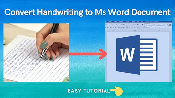 Convert Handwriting to MS Word Document | Image to Text | Easy Tutorial – 2021 | Urdu/Hindi