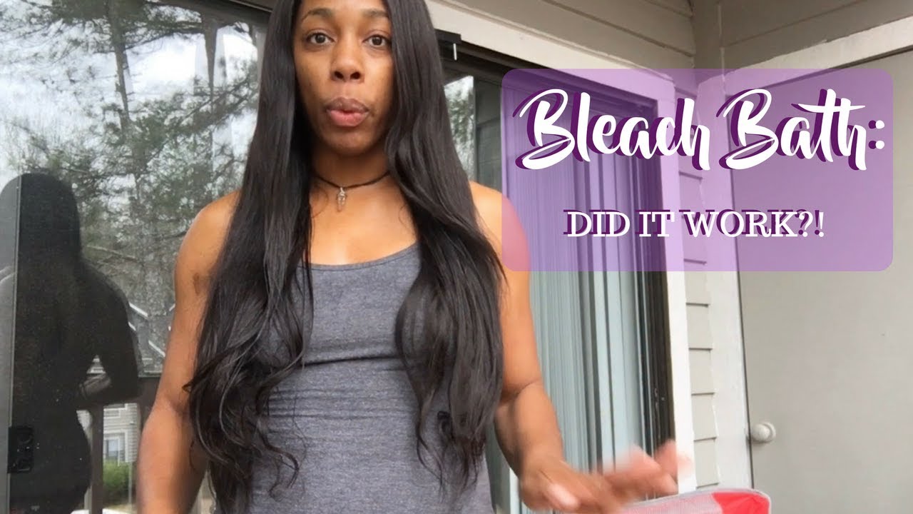 PT 2 How to Restore Your Bundles Bleach Bath and Apple Cider Vinegar