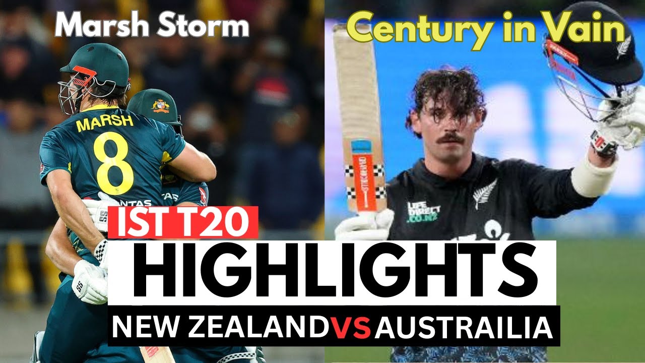 Australia vs New Zealand 1st T20I 2025 | Match Highlights & Review ...