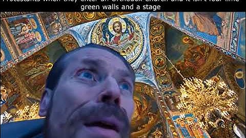 Protestants When They Enter An Orthodox Church | Orthodox Meme #shorts