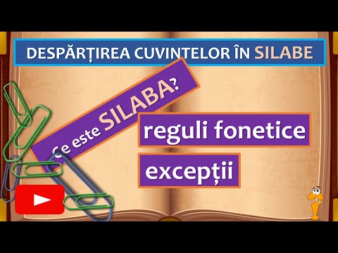 Video: Când ar trebui să pun cuvintele cu silabe?