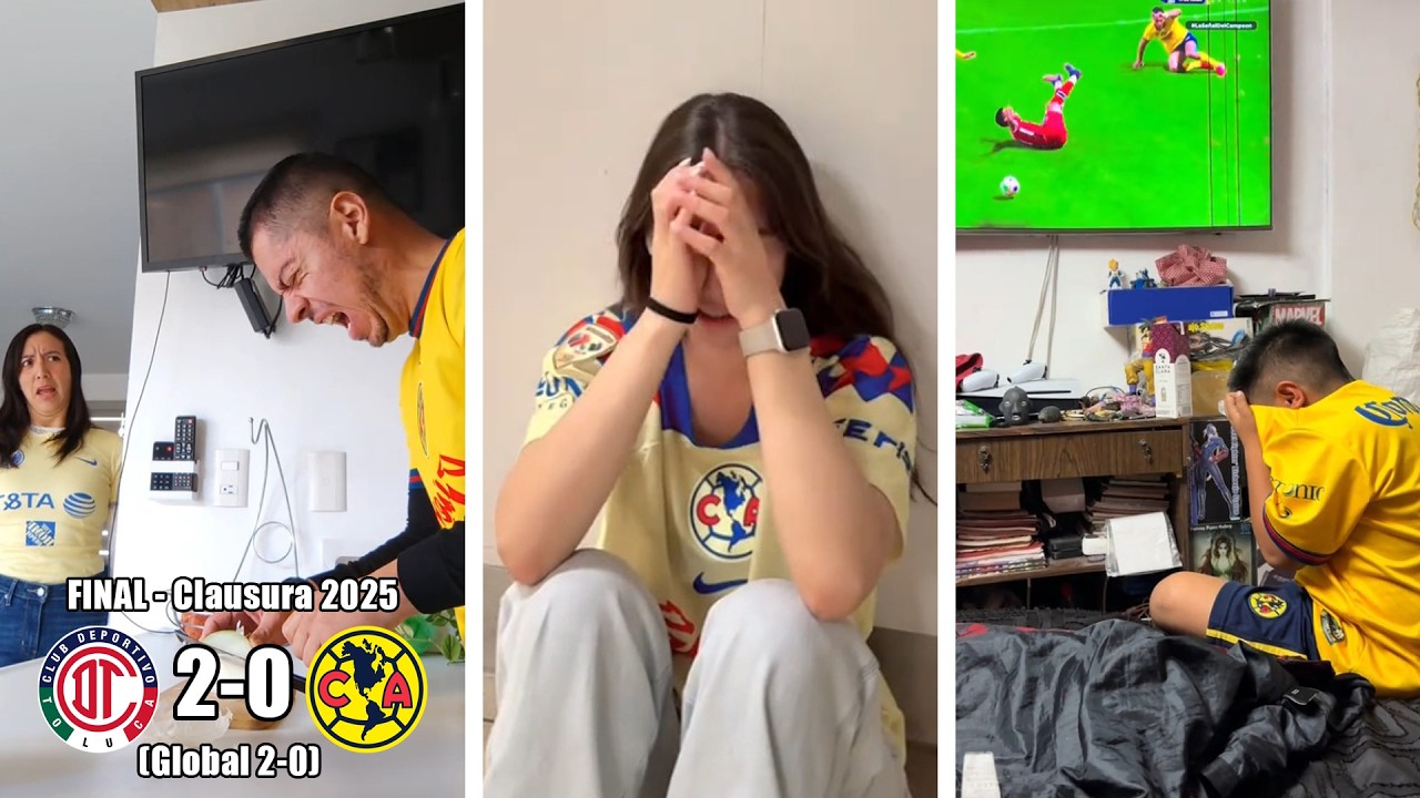 Aficionados REACCIONANDO a la FINAL entre Toluca y América (Clausura 2025)