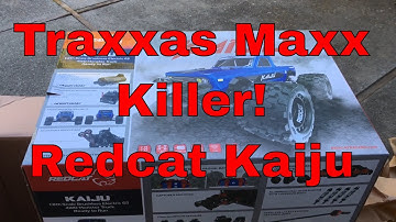 Traxxas Maxx Killer - $399 Redcat KAIJU 1/8 Scale 6S Ready Monster Truck - Unboxing