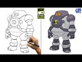 Ben 10 Drawing || How to Draw NRG from Ben 10 Ultimate Alien