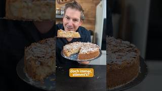 Vollkorn Apfel Streusel Cheesecake 🍎Rezept in den Kommentaren👇 #shorts #einfachbacken #käsekuchen