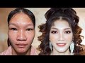 Trang Điểm Mắt Bụp,Mũi Lân,Gò Má Cao/Makeup Transformation Step For Puffy,Snub Nose,High Cheekbnoes