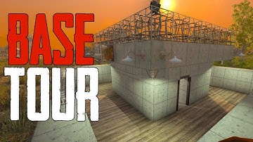 BASE TOUR - REINFORCED CONCRETE! - 7 Days to Die [Season 2 - #27]