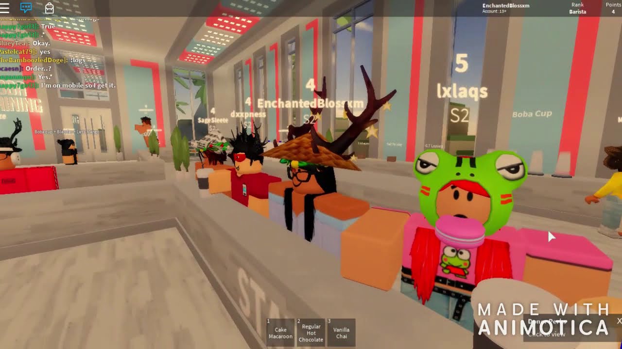 Training At Boba Cafe Passed Youtube - boba cafe roblox logo