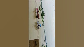 #flood #driving #road #tractor#tractorvideo #dangerousdriving #water #khatronkekhiladi #jharkhand