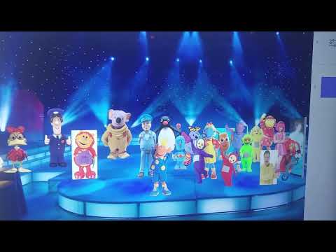 Cbeebies live St  Andrew's Day goodbye scene for colleen ford