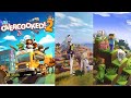 🔴overcooked 2 x minecraft x tower of fantasy