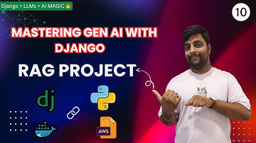 Django Generative AI RAG Prod Project | Working With  @qdrant  VectorDB & Large Language Models(LLM)