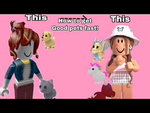 HOW TO GET GOOD PETS IN ADOPT ME | smoothh Kylie - YouTube