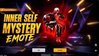 FREE FIRE INNER SELF MYSTERY EMOTE 😍 Full Showcase | New Legendary Emote