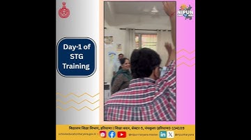 DAY-1 of 8-Day STG Training Under NIPUN Haryana Mission