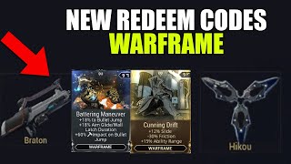 NEW WARFRAME REDEEM CODES 2023 for Weapon & Platinum (ALL ACTIVE ITEMS CODES)