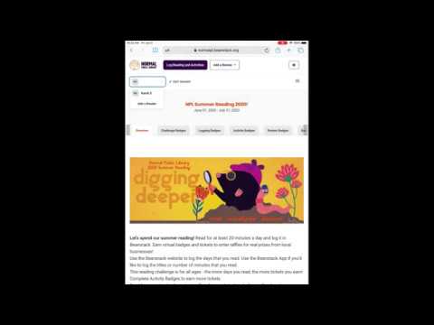 How to Use Beanstack at Normal Public Library