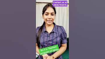 Course launched for MA in Tourism Program of Ignou #exam #preparation #study #shorts #youtube