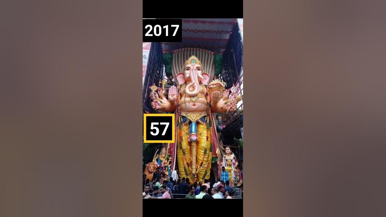 Khairatabad ganesh Height from 2007 to 2021 visit channel once