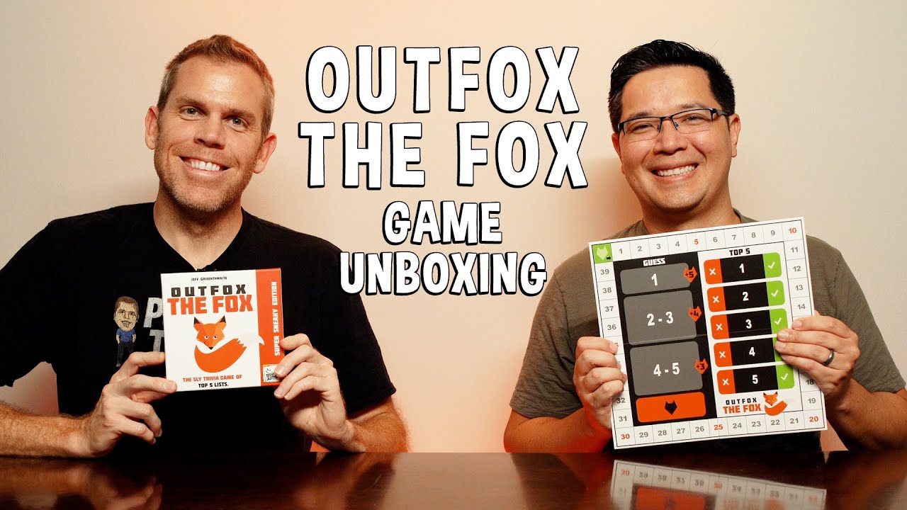 Перехитрить лису — распаковка игры для вечеринок