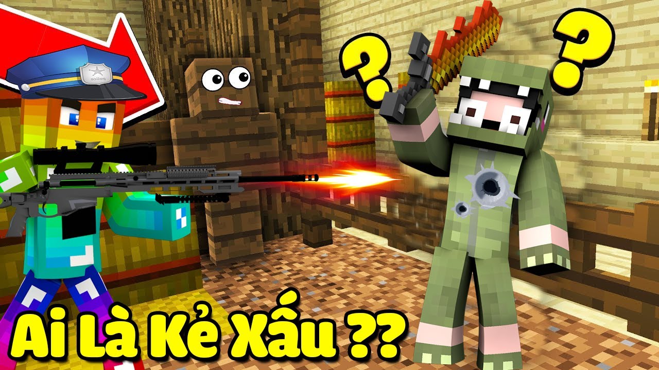 MINI GAME : MURDER MYSTERY ** CÔNG DÂN NOOB TỐT BỤNG VÀ ANH CẢNH SÁT GÀ MỜ